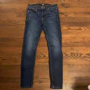 Hudson dark wash skinny jeans